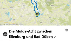 Mulde-Acht zwischen Eilenburg und Bad Düben